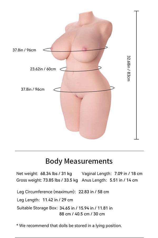 Monroe: Tantaly Plump BBW Sex Doll Torso Real Life Big Tits 2.0 tantalyshop Monroe: Tantaly Plump BBW Sex Doll Torso Real Life Big Tits 2.0 tantalyshop