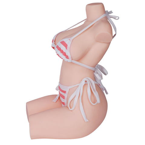 Best Tantaly Miki 13.2LB Petite Sex Doll Torso for Beginners Lifelike Vagina