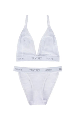 Tantaly Gauze PE Style Underwear Set L Size Transparent White Net